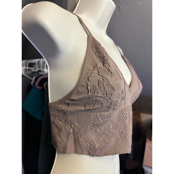 Free People Intimately Candy Seamless Bra Sand Size M/L - Picture 4 of 7